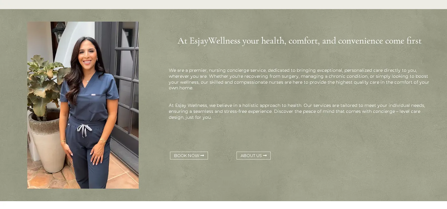 Esjay Wellness about section