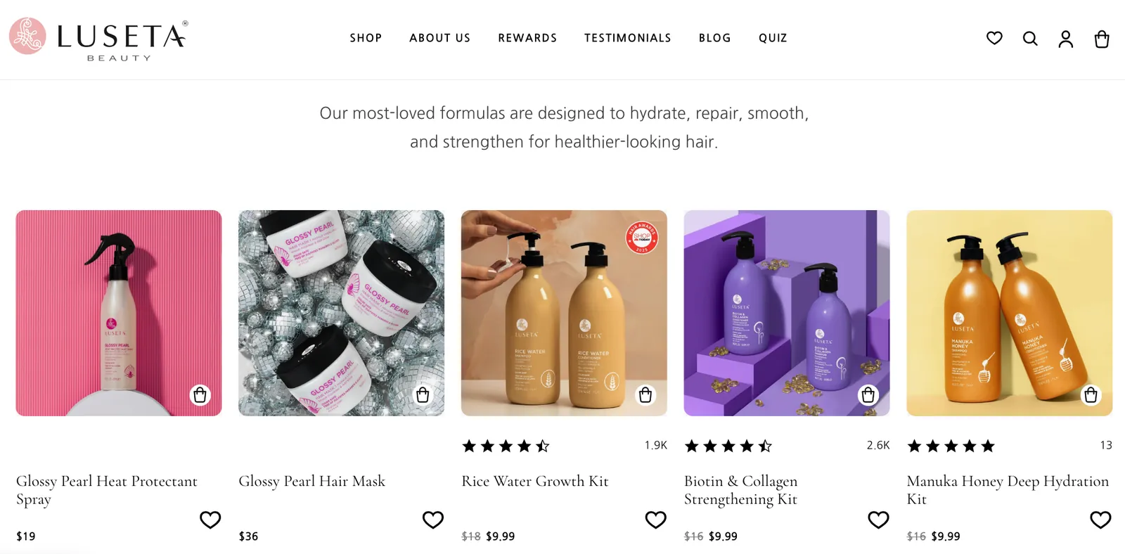 Luseta Beauty bestsellers